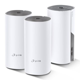 TP-Link Deco E4 (3-pack) Dual-band (2.4 GHz/5 GHz) Wi-Fi 5 (802.11ac) Biały, Szary 2 Wewnętrzne TP-Link