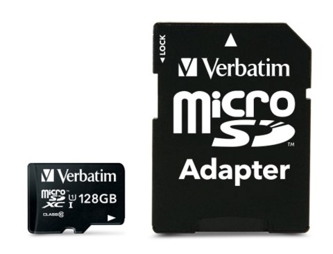 Verbatim Premium 128 GB MicroSDXC UHS-I Klasa 10 Verbatim