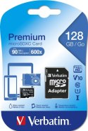 Verbatim Premium 128 GB MicroSDXC UHS-I Klasa 10 Verbatim