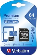 Verbatim Premium 64 GB MicroSDXC Klasa 10 Verbatim