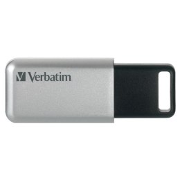 Verbatim Secure Pro pamięć USB 64 GB USB Typu-A 3.2 Gen 1 (3.1 Gen 1) Czarny, Szary Verbatim