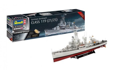 Model plastikowy Statek German Destroyer Class 119 1/144