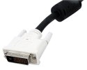 StarTech DVIDDMF2M kabel DVI 2 m DVI-D Czarny, Biały StarTech.com