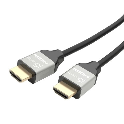 J5create JDC52 kabel HDMI 2 m HDMI Typu A (Standard) Czarny, Szary J5create