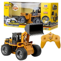 Koparka zdalnie sterowana na pilota Buldożer RC H-Toys 1520 6CH 2,4GHz 1:18