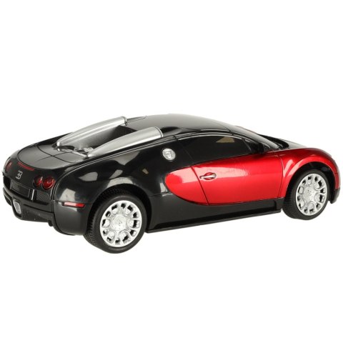 Samochód zdalnie sterowany na pilota RC zdalnie sterowany Bugatti Veyron licencja 1:24 czerwony