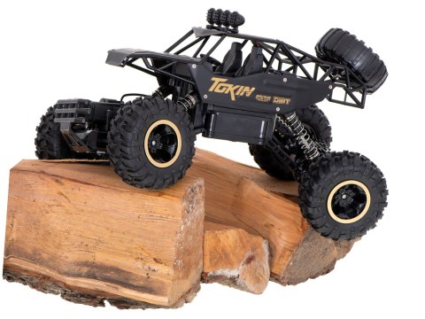 Samochód zdalnie sterowany na pilota RC Rock Crawler 1:12 4WD METAL czarny