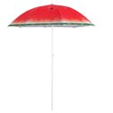 Parasol ogrodowy plażowy regulowany 150cm łamany arbuz