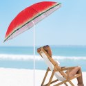 Parasol ogrodowy plażowy regulowany 150cm łamany arbuz