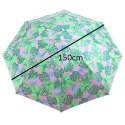 Parasol ogrodowy plażowy regulowany 150cm łamany liście