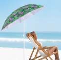 Parasol ogrodowy plażowy regulowany 150cm łamany liście