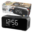 Adler AD 1190 Radiobudzik bezprzewodowy radio budzik przenośny Bluetooth USB AUX karta SD 2600mAh