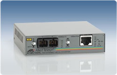 Allied Telesis 100TX to 100FX (SC) standalone media converter konwerter sieciowy 100 Mbit/s Allied Telesis