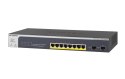 NETGEAR GS510TPP Zarządzany L2/L3/L4 Gigabit Ethernet (10/100/1000) Obsługa PoE Czarny NETGEAR