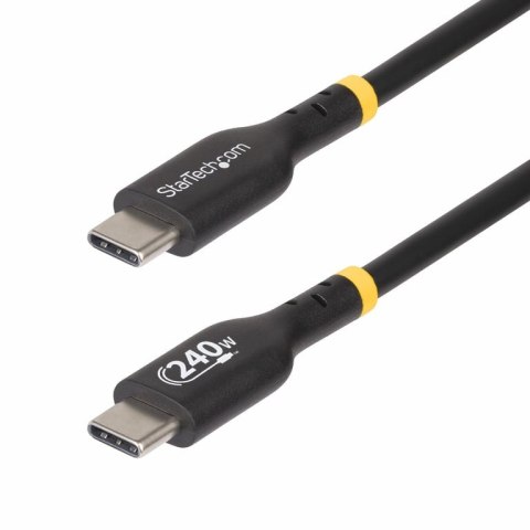 StarTech USB2EPR1M kabel USB 1 m USB 2.0 USB C Czarny StarTech.com