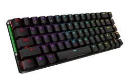 ASUS ROG Falchion klawiatura RF Bezprzewodowy + USB AZERTY Francuski Czarny ASUS