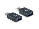 Conceptronic DONN03G zmieniacz płci / kabli USB 3.1 Gen 1 Type-C USB 3.1 Gen 1 Type-A Czarny Conceptronic