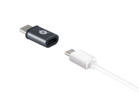 Conceptronic DONN05G zmieniacz płci / kabli USB 2.0 Type-C USB 2.0 Micro Czarny Conceptronic