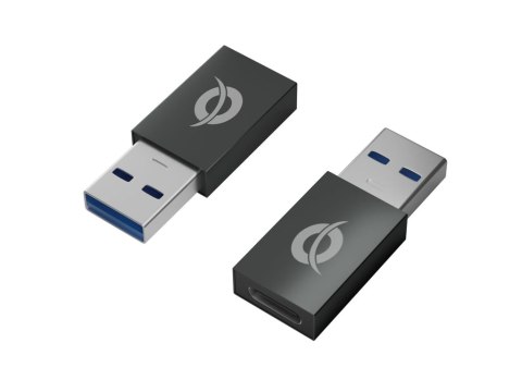 Conceptronic DONN10G zmieniacz płci / kabli USB A USB C Czarny Conceptronic