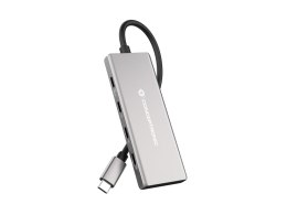 Conceptronic HUBBIES17G huby i koncentratory USB 3.2 Gen 2 (3.1 Gen 2) Type-C 10000 Mbit/s Szary Conceptronic