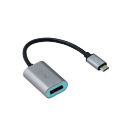 I-tec Metal C31METALDP60HZ adapter kablowy 0,15 m USB Type-C Display Port Szary, Turkusowy I-tec