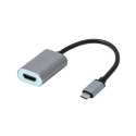 I-tec Metal C31METALHDMI60HZ adapter kablowy 0,15 m USB Type-C HDMI Szary, Turkusowy I-tec