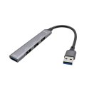 I-tec Metal U3HUBMETALMINI4 huby i koncentratory USB 3.2 Gen 1 (3.1 Gen 1) Type-A Metaliczny I-tec