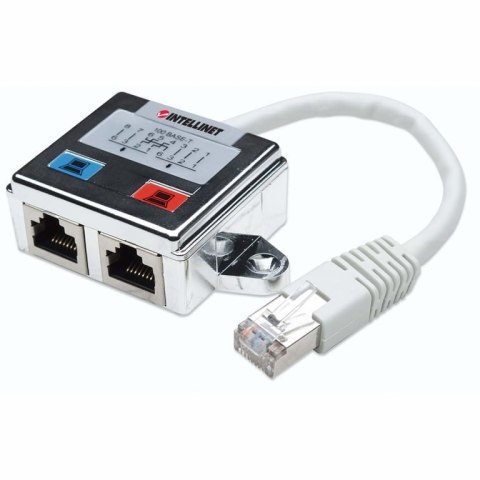 Intellinet 504195 zmieniacz płci / kabli RJ-45 2x RJ-45 Srebrny Intellinet