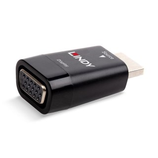 Lindy 38194 adapter kablowy HDMI Typu A (Standard) VGA Czarny Lindy