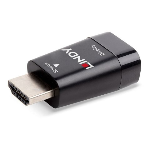 Lindy 38194 adapter kablowy HDMI Typu A (Standard) VGA Czarny Lindy