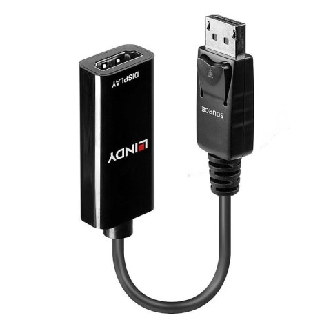 Lindy 41718 adapter kablowy 0,15 m DisplayPort HDMI Czarny Lindy