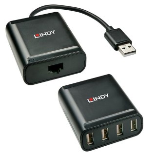 Lindy 42679 huby i koncentratory USB 2.0 Czarny Lindy