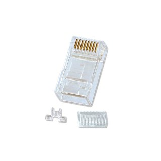 Lindy 62430 wtyczka RJ-45 8-pin cat.6 Przezroczysty Lindy