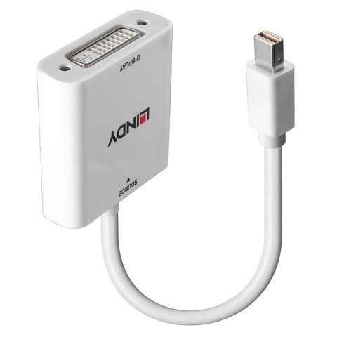 Lindy 38318 adapter kablowy 0,18 m Mini DisplayPort DVI-I Lindy