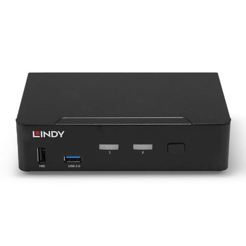 Lindy 39312 przełącznik KVM Czarny Lindy