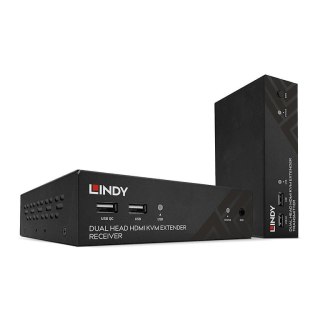 Lindy 39374 przedłużacz KVM Nadajnik i odbiornik Lindy