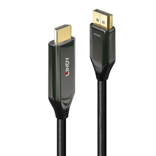 Lindy 40931 adapter kablowy 2 m HDMI Typu A (Standard) DisplayPort Czarny Lindy