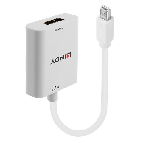 Lindy 41069 adapter kablowy Mini DisplayPort HDMI Typu A (Standard) Biały Lindy