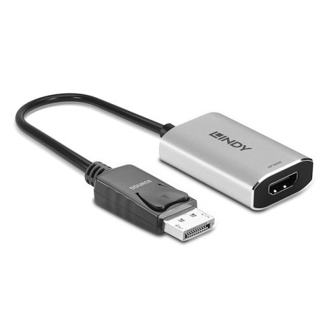 Lindy 41094 adapter kablowy 0,11 m DisplayPort HDMI Szary Lindy