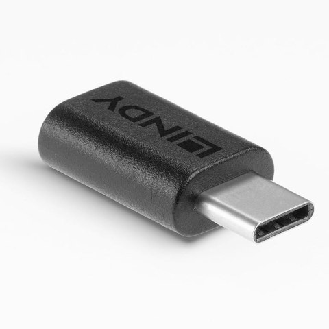 Lindy 41893 zmieniacz płci / kabli USB 3.2 Type C Czarny Lindy