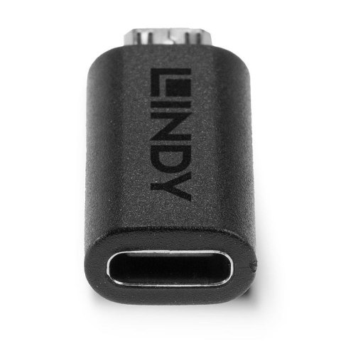 Lindy 41903 zmieniacz płci / kabli USB Type C USB Type Micro-B Czarny Lindy