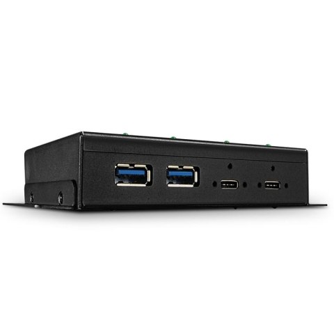 Lindy 43094 huby i koncentratory USB 3.2 Gen 2 (3.1 Gen 2) Type-C 10000 Mbit/s Czarny Lindy