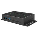 Lindy 43094 huby i koncentratory USB 3.2 Gen 2 (3.1 Gen 2) Type-C 10000 Mbit/s Czarny Lindy