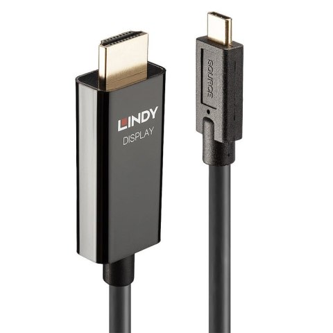 Lindy 43315 adapter kablowy 5 m USB Type-C HDMI Typu A (Standard) Czarny Lindy