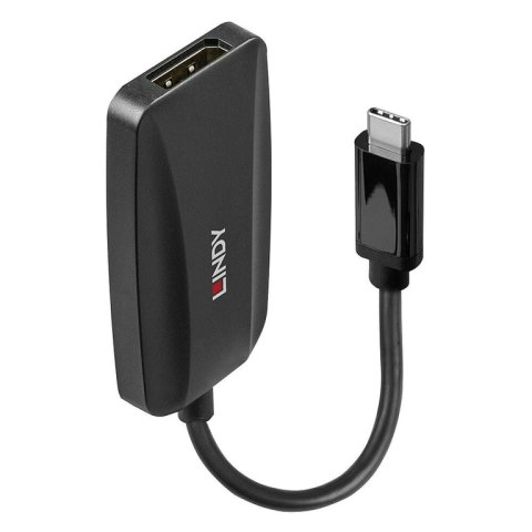 Lindy 43337 adapter kablowy 0,13 m USB Type-C DisplayPort Czarny Lindy