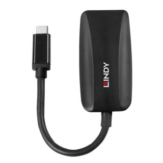 Lindy 43337 adapter kablowy 0,13 m USB Type-C DisplayPort Czarny Lindy