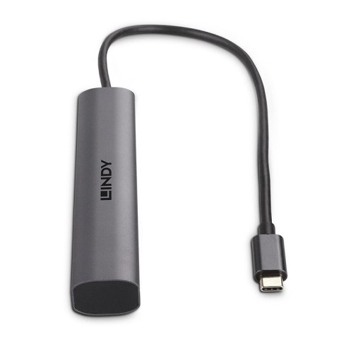 Lindy 43385 huby i koncentratory USB Type-C 10000 Mbit/s Szary Lindy