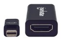 Manhattan 151528 adapter kablowy 0,12 m Mini DisplayPort HDMI Typu A (Standard) Czarny Manhattan