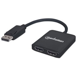 Manhattan 152716 rozgałęziacz telewizyjny DisplayPort 2x HDMI Manhattan