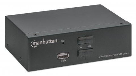 Manhattan 153546 przełącznik KVM Czarny Manhattan